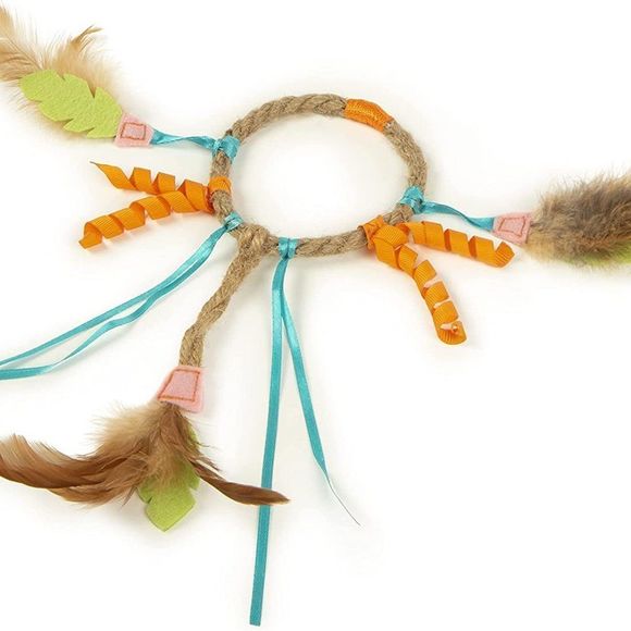SmartyKat Dream Dangler 2-in-1 Hanging Feather Cat Toy - Picture 2 of 4